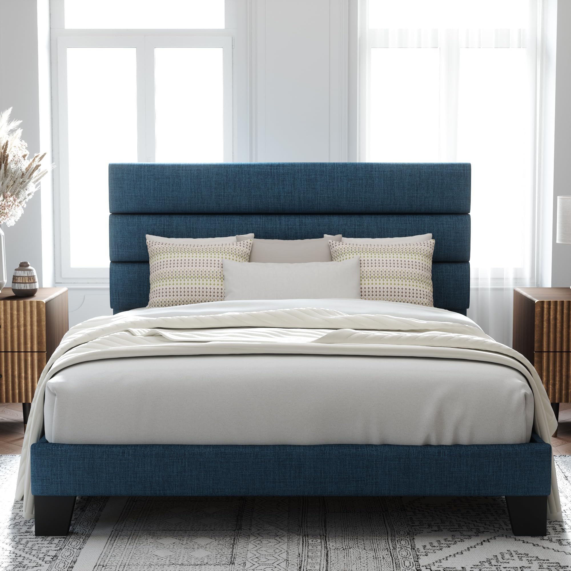 Alle Upholstered Platform Bed Frame