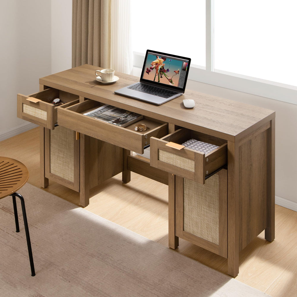 Daisy Rattan Vanity Desk