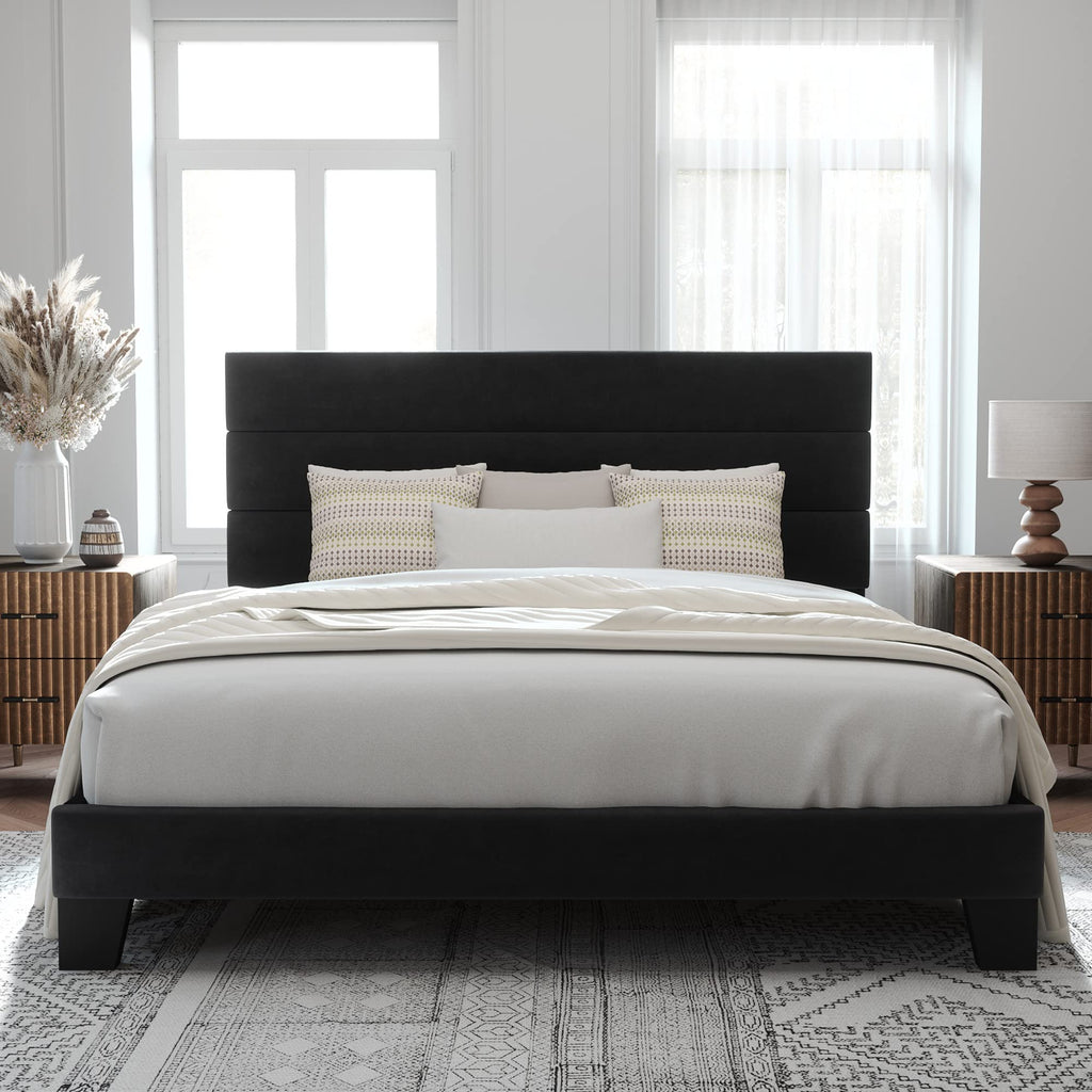 Alle Upholstered Platform Bed Frame
