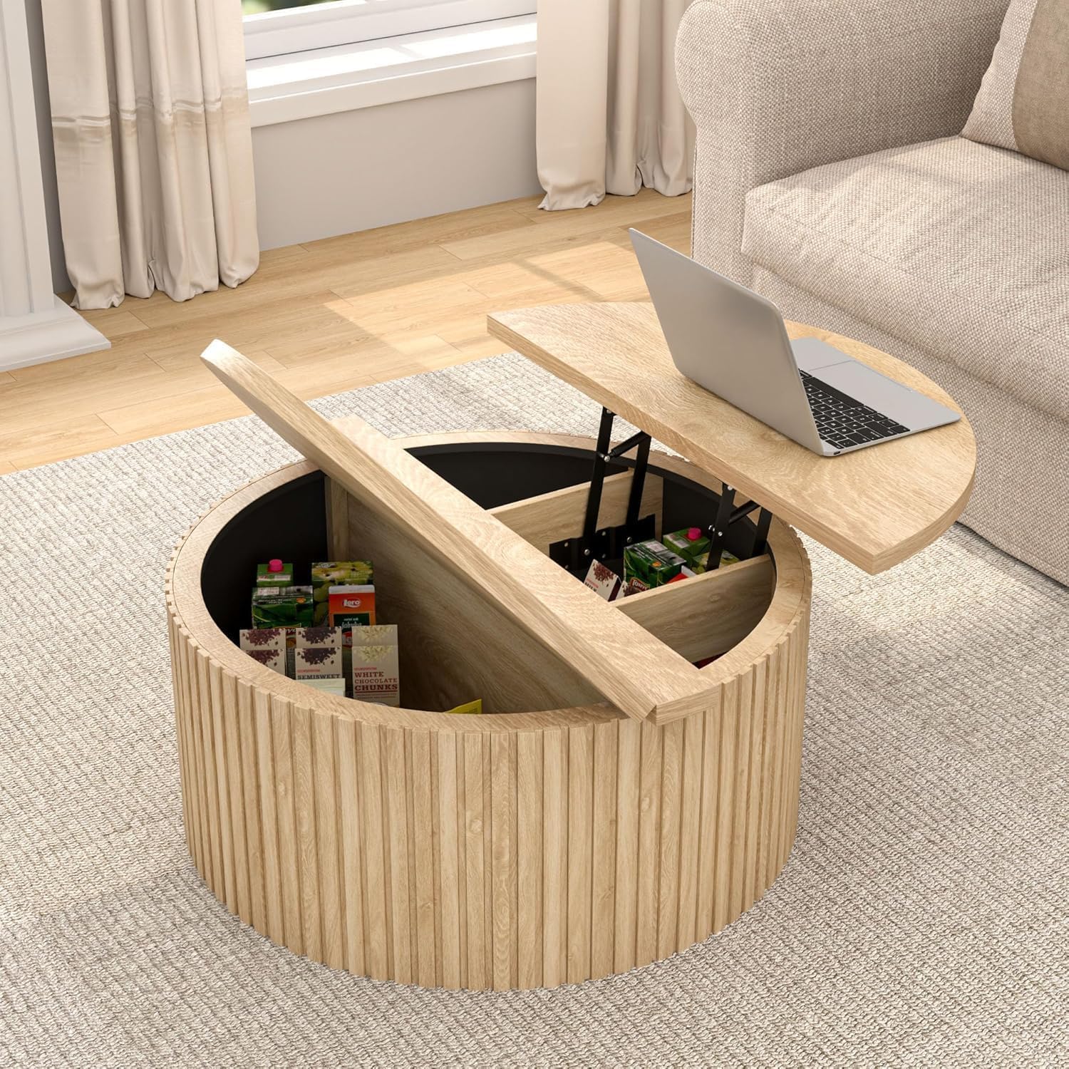Vivienne Fluted Coffee Table